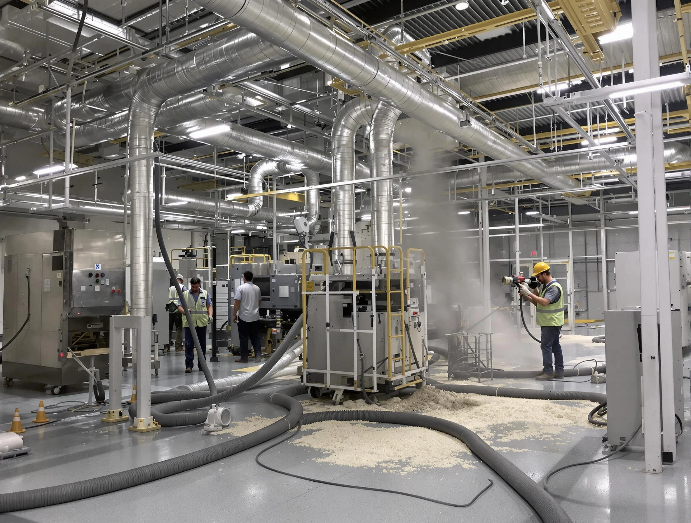 Heavy-duty industrial duct cleaning by Costa Mesa Air Duct Cleaning in Costa Mesa